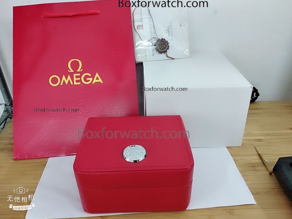 Copy Omega Red Leather Boxes Buy Wholesale